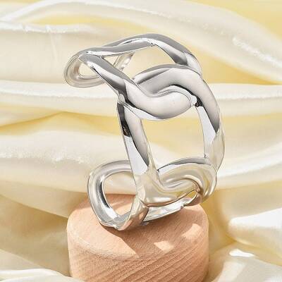 304 Stainless Steel Cuff Bangles for Women