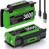 ESYWEN 2*3600mWh Xbox Battery Pack with 12 Hours Long Lasting Playtime, Compatible with Xbox One/S/X/Elite and Series S/X Acc...