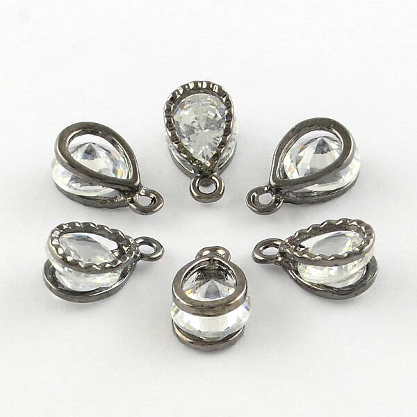 Teardrop Alloy Charms