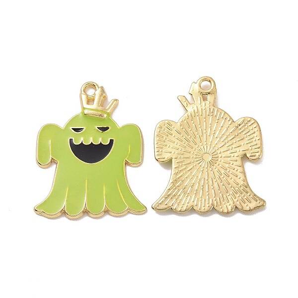 Halloween Theme Rack Plating Alloy Enamel Pendants