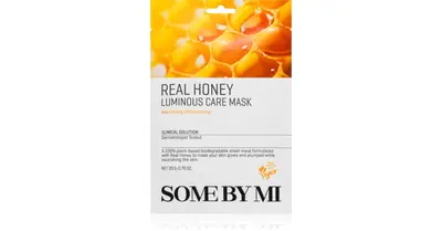 Some By Mi Clinical Solution Honey Luminous Illuminating Face Mask in Fabric 20g