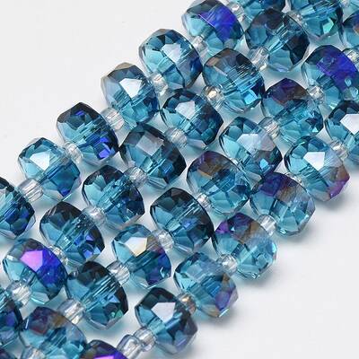 Electroplate Glass Beads Strands