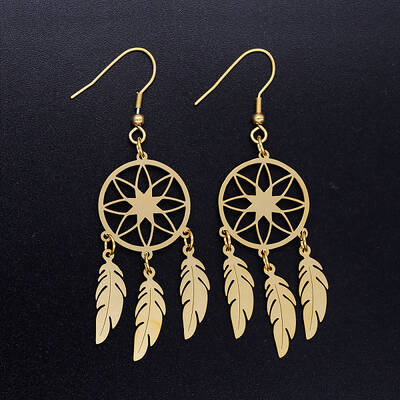 201 Stainless Steel Chandelier Earrings