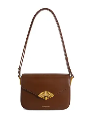 Smting leather mini flap bag