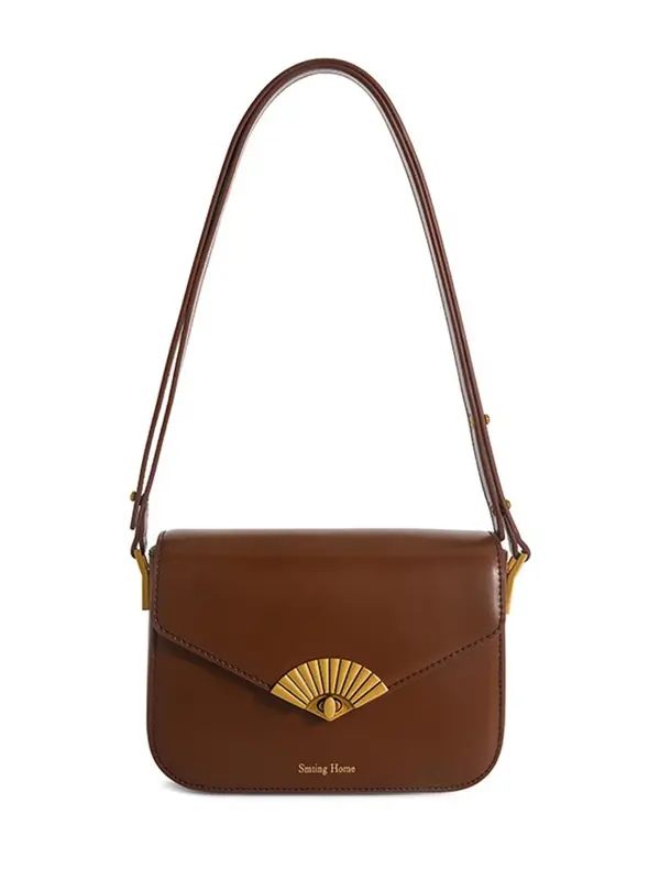 Smting leather mini flap bag
