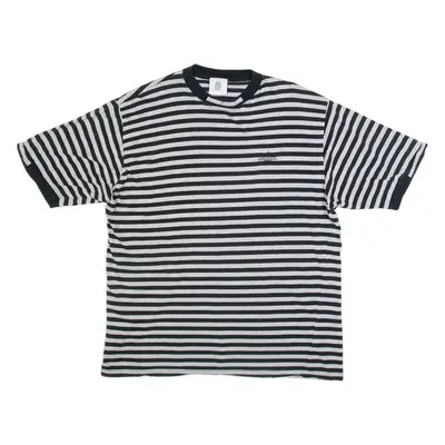 NEW FAST Striped Mens T-Shirt Black L