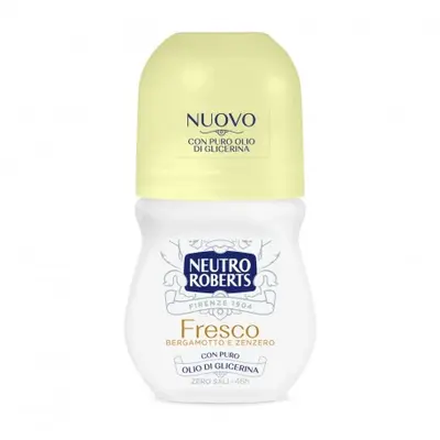 Neutro Roberts Fresh Bergamot and Ginger Roll-On Deodorant 50 ml