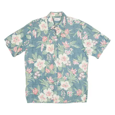 COOKE STREET HONOLULU Mens Shirt Green Floral S
