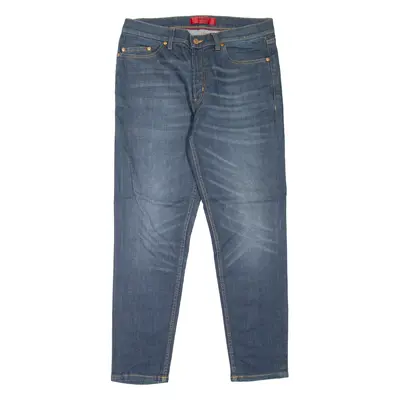 HUGO Mens Jeans Blue Slim Tapered Stone Wash W31 L27