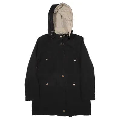 NAUTICA Insulated Parka Jacket Black Womens M