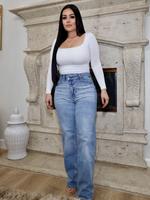 Gabriel High Rise Dad Jean- Light Denim