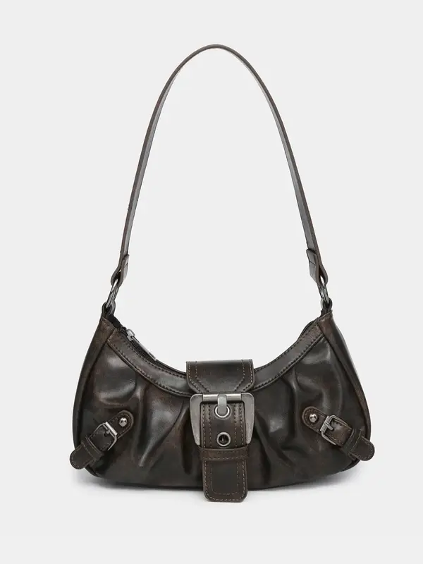 Women's Fashionable Retro Y2K Shoulder Bag, Casual Versatile Shoulder Bag for Daily Used, Trendy All-match Compact Commuter B...