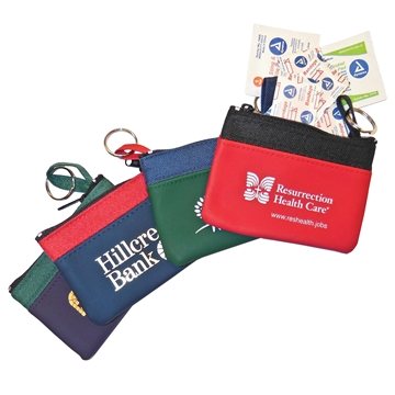 100 Customized Tender Care First Aid Kit - Vinyl Suede