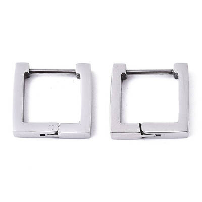 Non-Tarnish 304 Stainless Steel Huggie Hoop Earrings