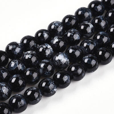 Baking Painted Glass Beads Strands