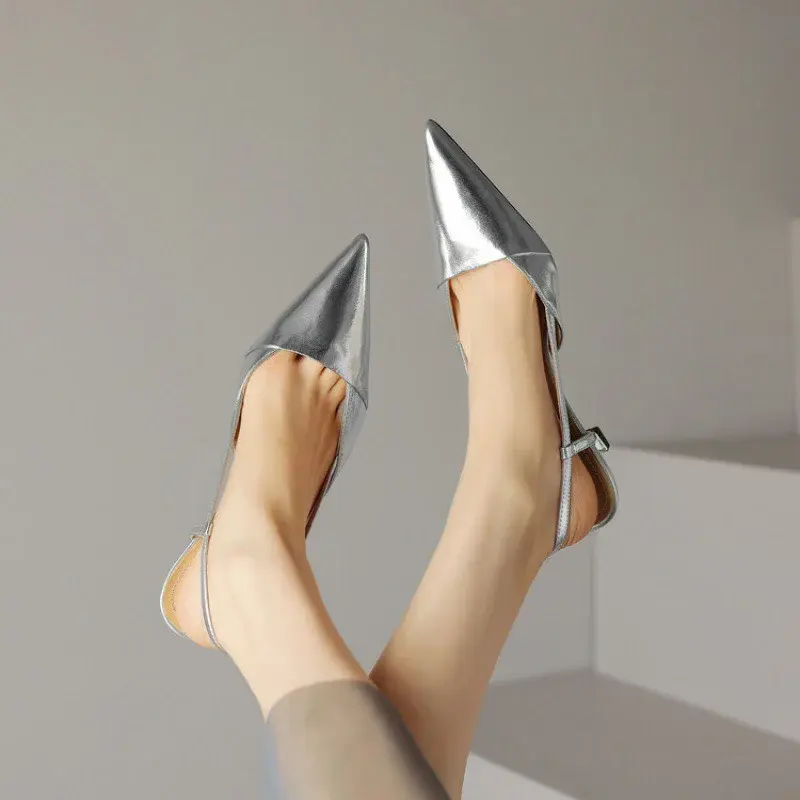 CHIKO Brynleigh Pointy Toe Stiletto Slingback Shoes