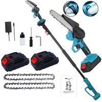 2pcs high branch saws, telescopic high-altitude shears, electric brushless pruning saws, extended high branches, two electric...