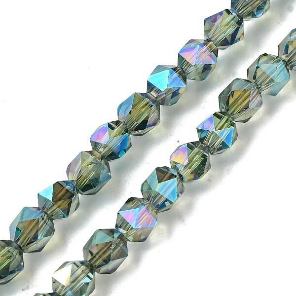 Electroplate Glass Beads Strands