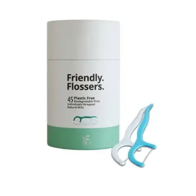 Natural family co. Friendly. Dental Floss. Interdental Sticks 45pcs
