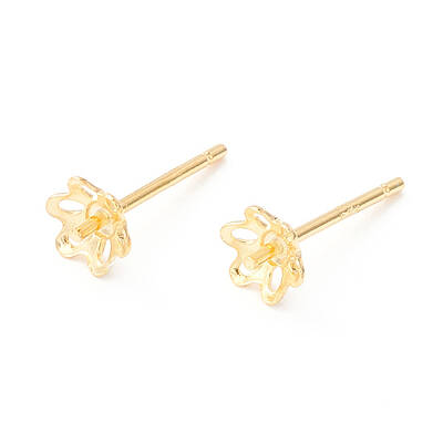 925 Sterling Silver Stud Earring Findings