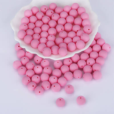 Round Silicone Focal Beads