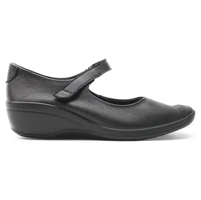 Arcopedico L63 Leather Women's Hook and loop Shoes - Gin Black - Size:US 6.5 Women