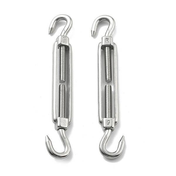 304 Stainless Steel Turnbuckle with Adjustment Hook Eyelet Screw