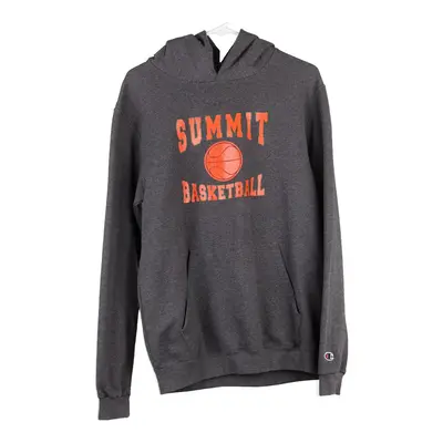 Age 16 Summit Basketball Champion Hoodie - XL Grey Cotton Blend
