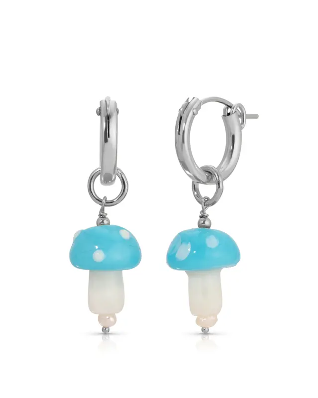 Botanik Hoops | Shade: Light Blue | Metal Color: Silver