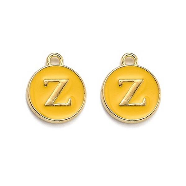 Golden Plated Alloy Enamel Charms