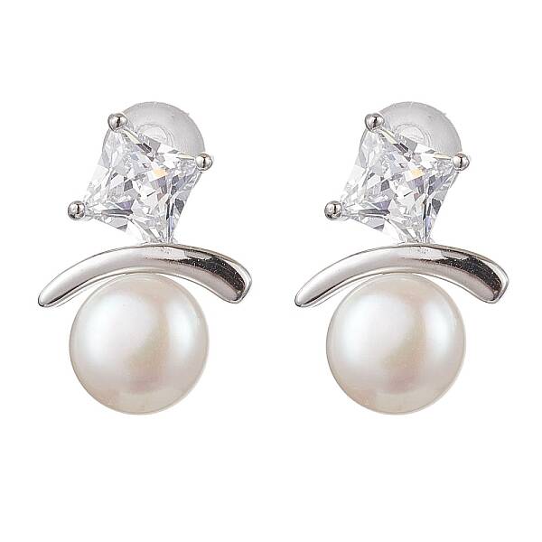 Natural Pearl Ear Studs