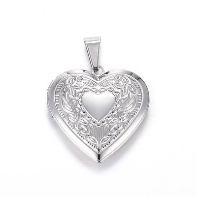 Tarnish Resistant 316 Stainless Steel Locket Pendants