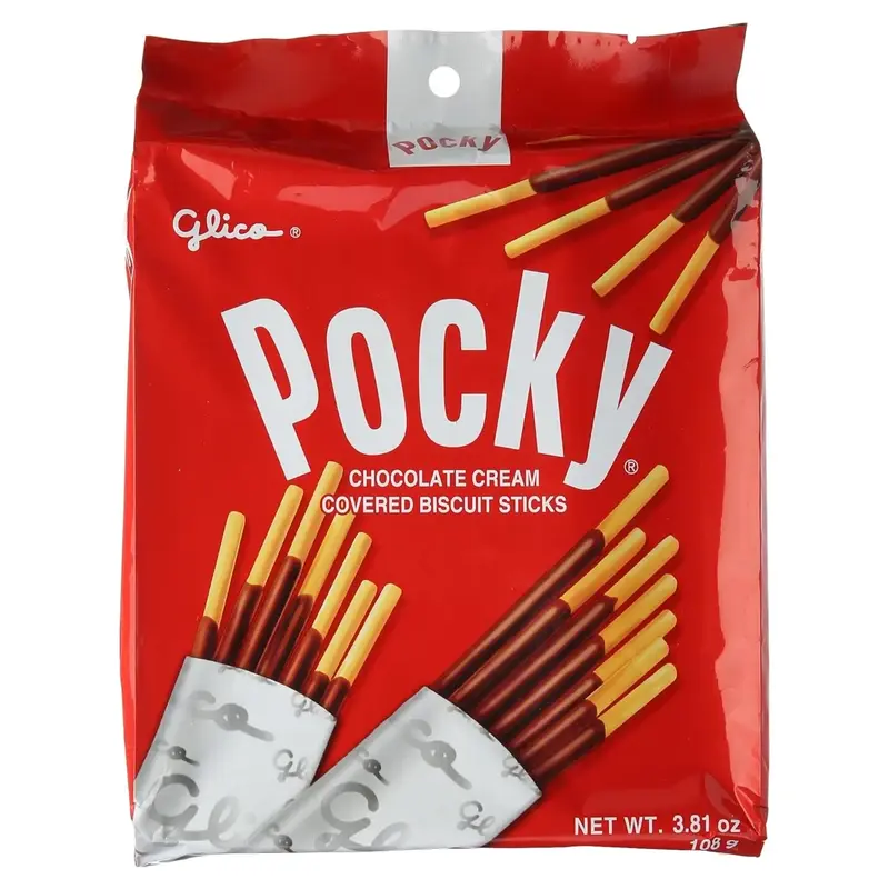 Glico Pocky Chocolate 9P 4.13 oz Snack Biscuit Cookie