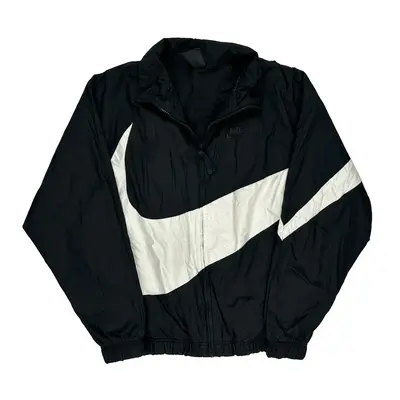 Nike Track Jacket - Small Black Nylon | Size: small
