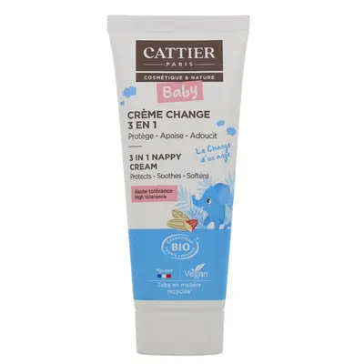 Cattier Bebe 3 in1 changing cream for all skin types, face and body 75ml