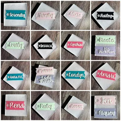 Tumbler Name plate - available for 40,30, and 20oz