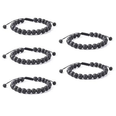 Adjustable Nylon Cord Braided Bead Bracelets