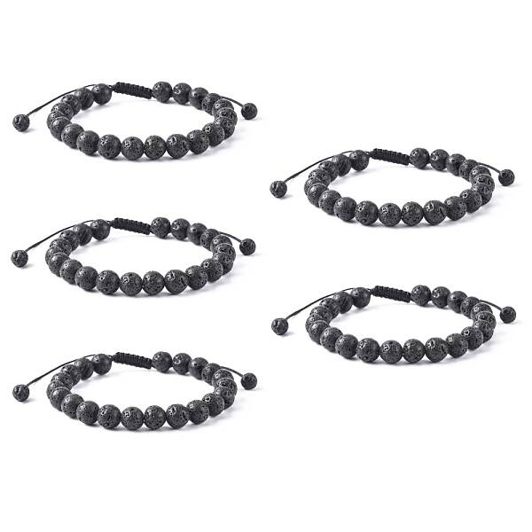 Adjustable Nylon Cord Braided Bead Bracelets