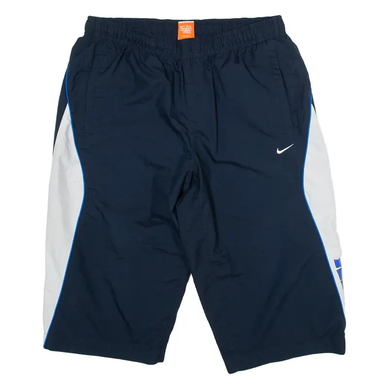 NIKE Mesh Lined Mens Swimming Shorts Blue L W32