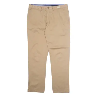 TOMMY HILFIGER Chino Mens Trousers Beige Regular Straight W36 L34