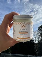 Betr4you Whipped Beef Tallow Vanilla Bean Face & Body Balm - Smooth, Creamy Texture, Lightly Infused with Vanilla Essential O...