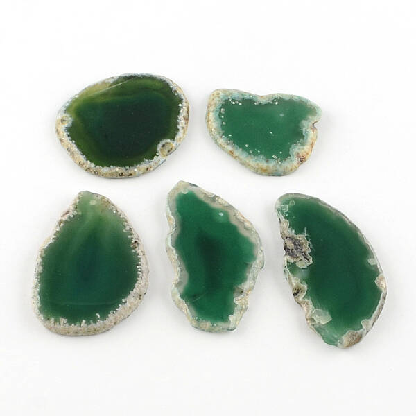 Dyed Mixed Shape Natural Agate Gemstone Big Pendants