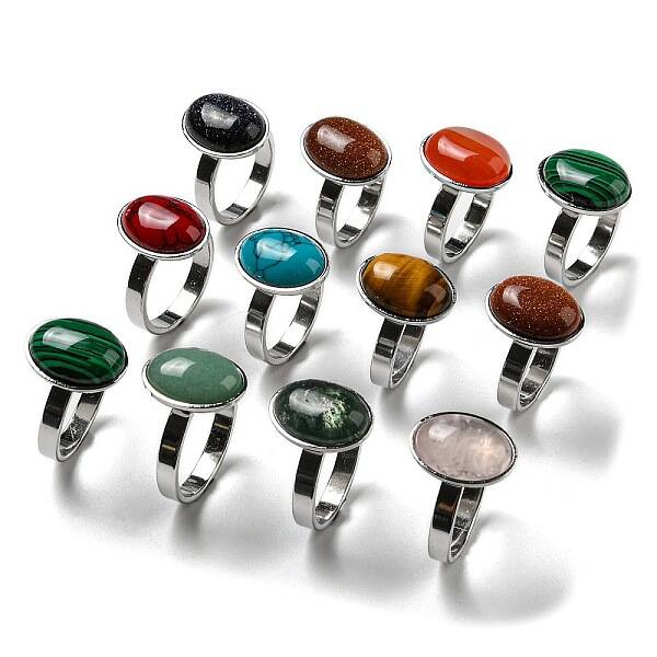 Natural Gemstone Finger Ring