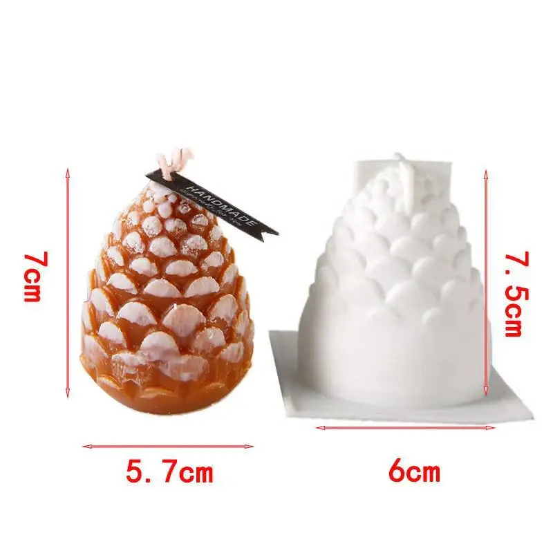 Beautiful Blooming Scented Candle Diy Mold | Color: Singlehole pine cone