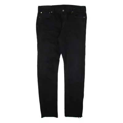 LEVI'S 501 Jeans Mens Black Regular Straight W36 L34