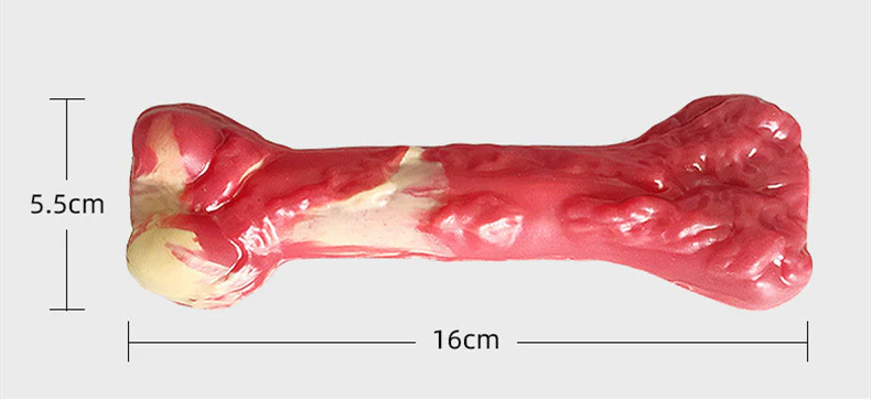 Pet Toy Bone Dog Molar Stick Bite Resistant Large Dog Molar Rubber Dog Chew Toy | style: small