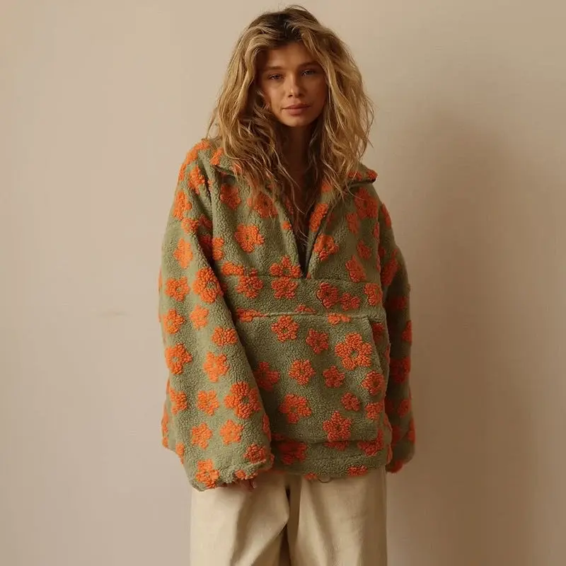 Fleece-Pullover Bloom