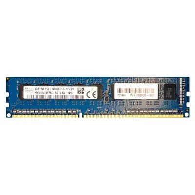 HP 733036-581 | 4GB DDR3-1866MHz PC3-14900 ECC Unbuffered UDIMM CL13 1Rx8 1.5V 240-Pin Memory Module