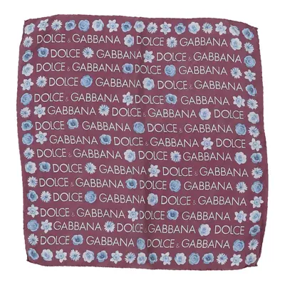 Dolce & Gabbana Handkerchief - No Size Red Silk | Size: no size