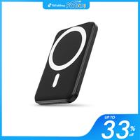 Ultra-thin Podoru for MagSafe 5000mAh Power Bank, Compact Magnetic Battery Pack Fast Wireless Charger and USB-C Cable for iPh...